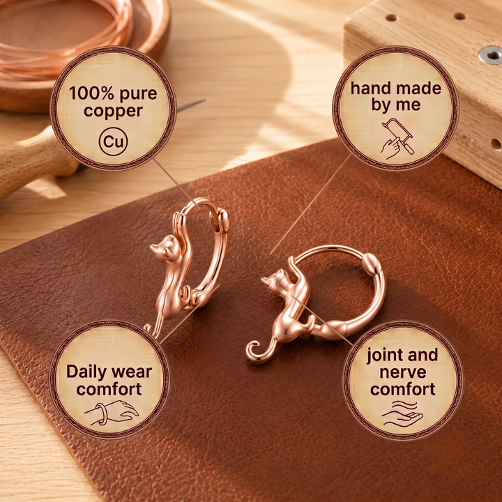 Copper Soul Kiln Copper Earrings