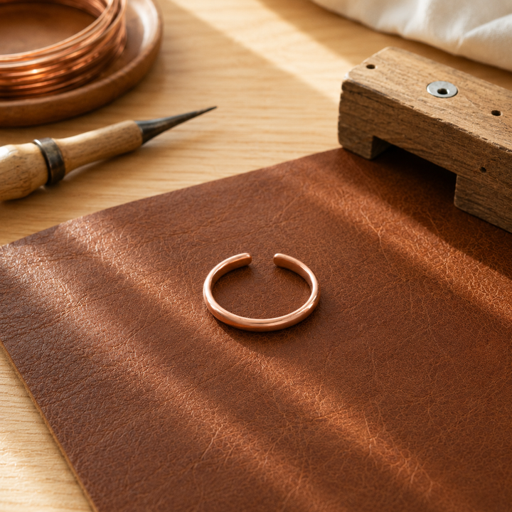 Copper Soul Slick Copper Toe Ring