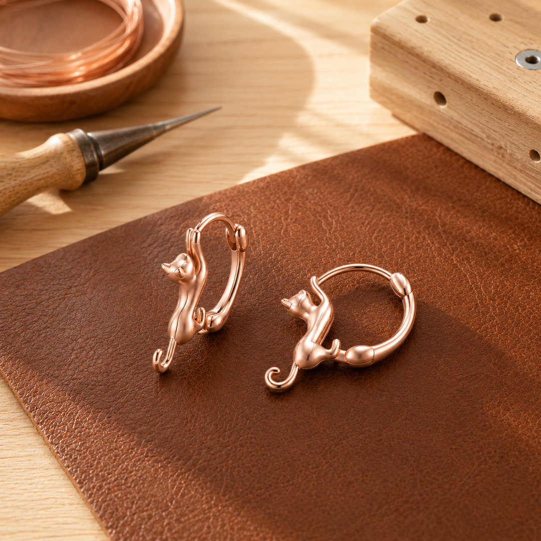 Copper Soul Kiln Copper Earrings