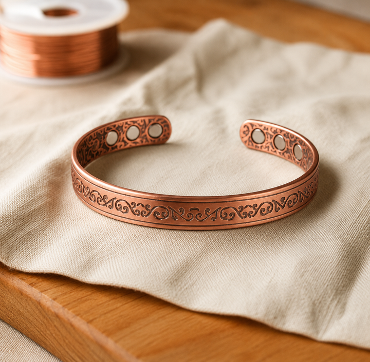 Copper Soul Ornate Copper Bracelet