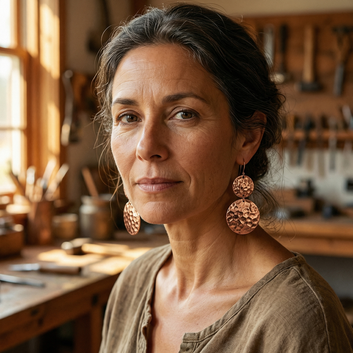 Copper Soul Solstice Copper Earrings