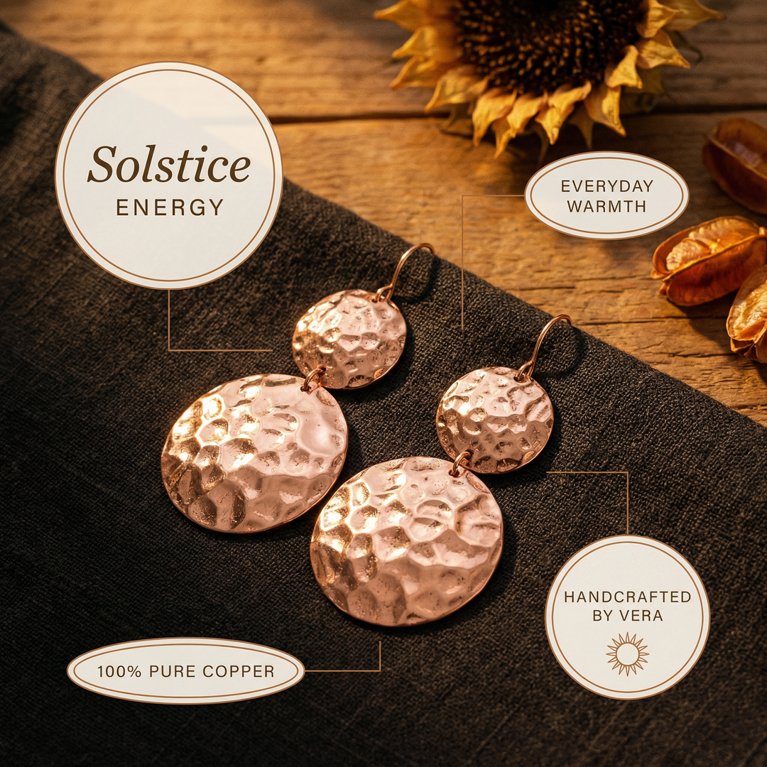 Copper Soul Solstice Copper Earrings
