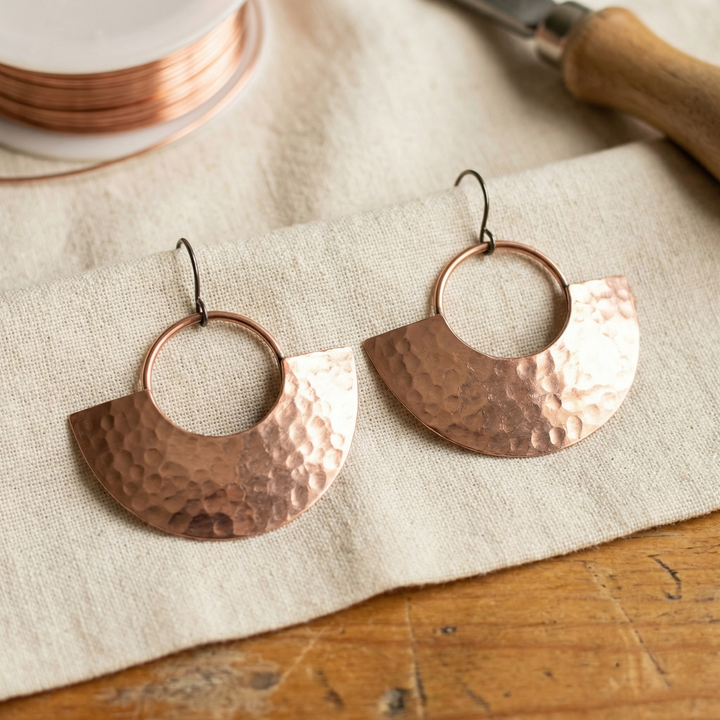 Copper Soul Sol Copper Earrings