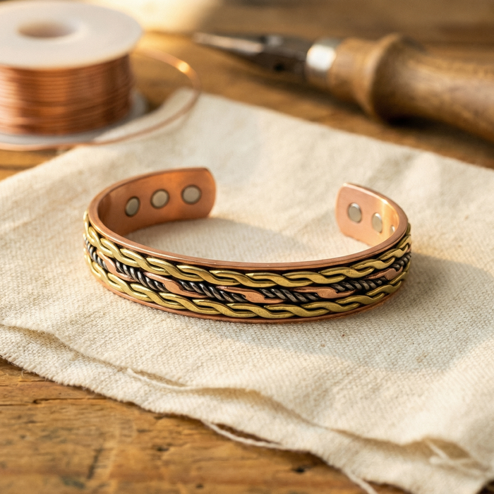 Copper Soul Weave Copper Bracelet