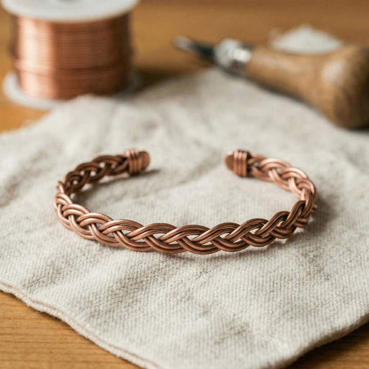 Copper Soul Reed Copper Anklet
