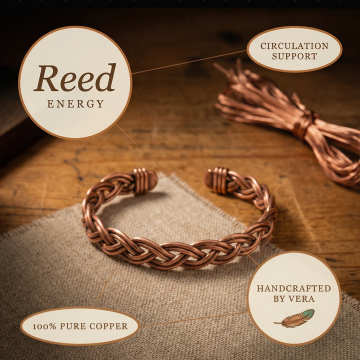 Copper Soul Reed Copper Anklet