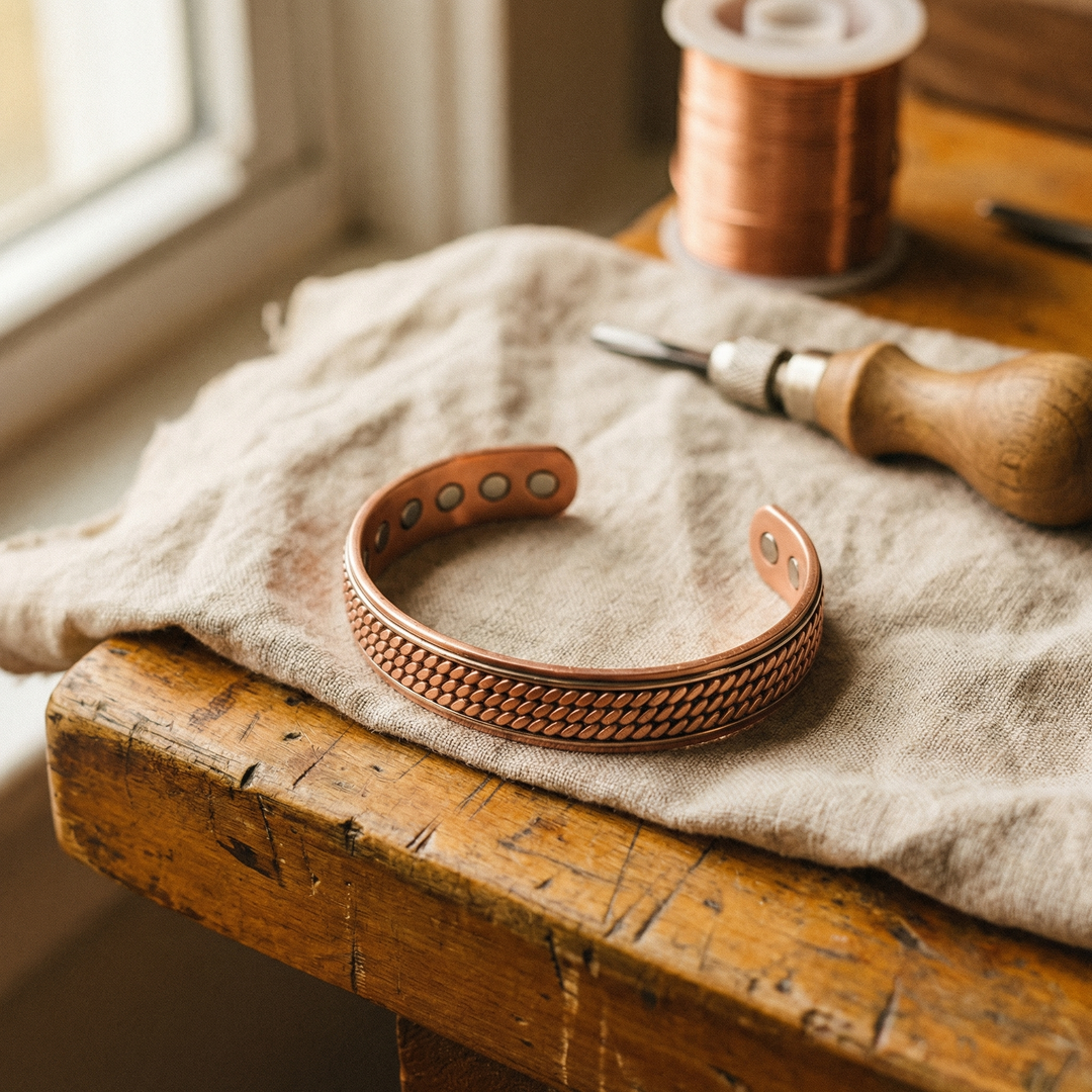 Copper Soul  Wave Copper Bracelet