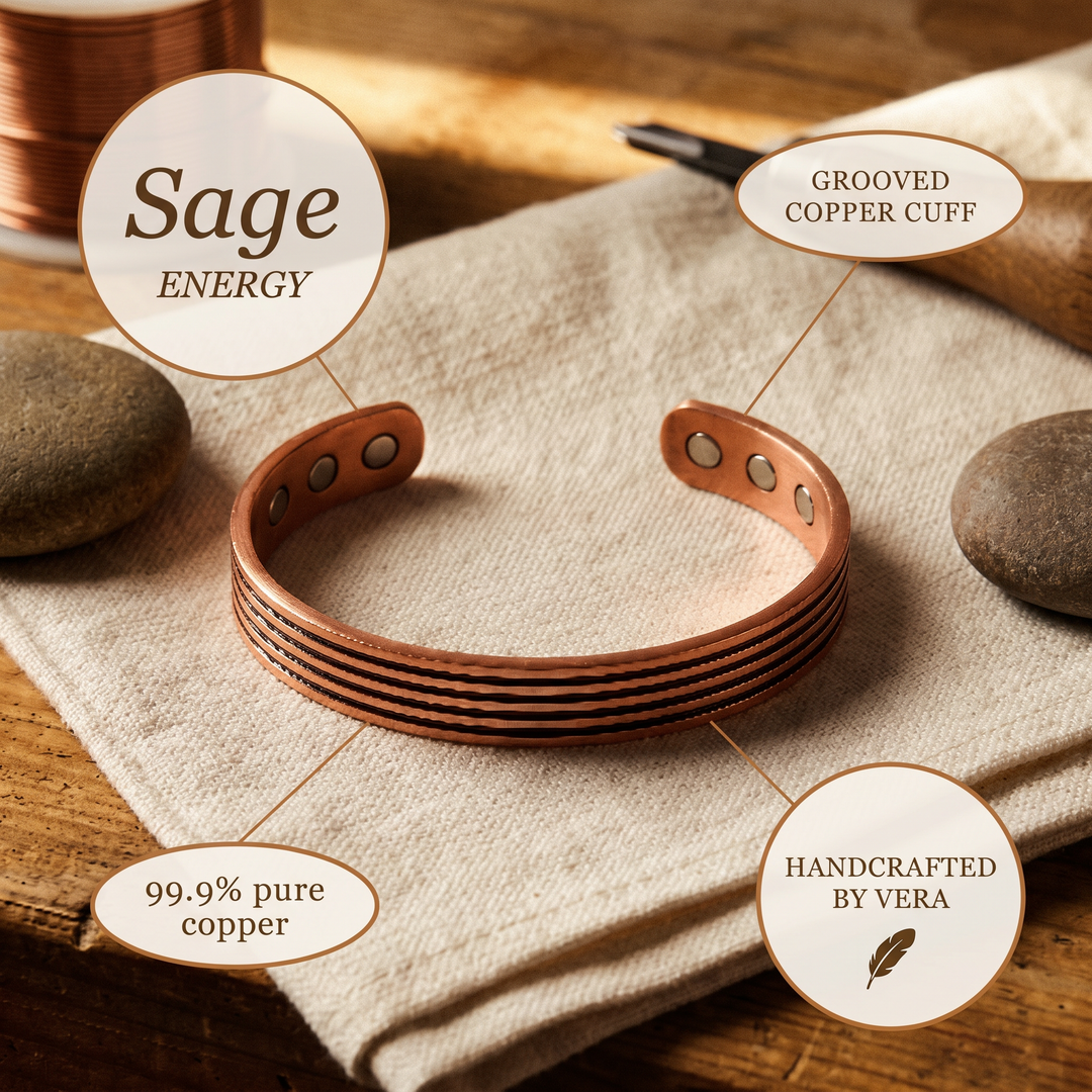 Copper Soul Sage Copper Bracelet