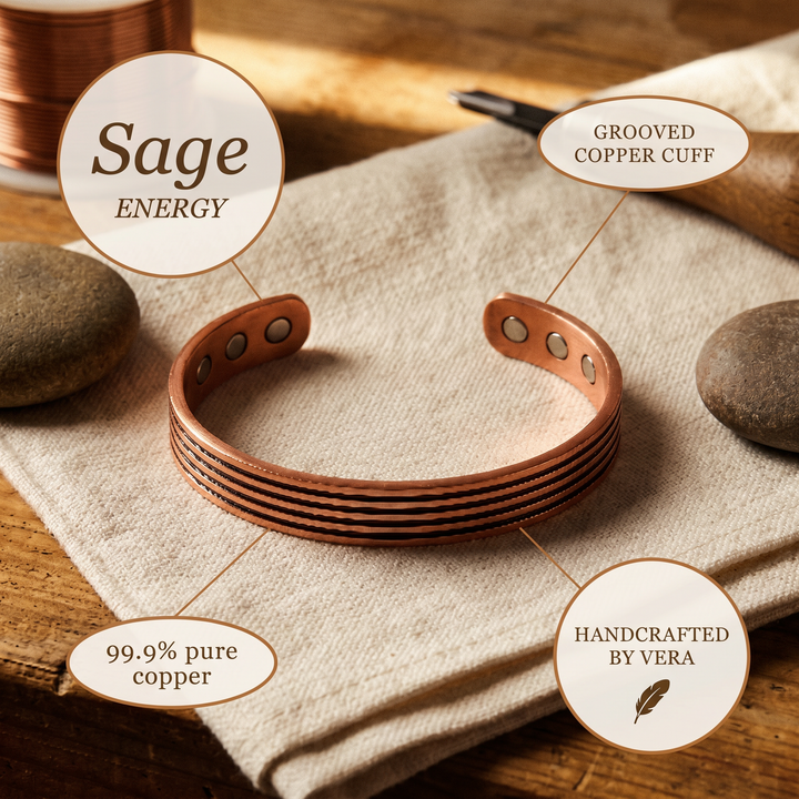 Copper Soul Sage Copper Bracelet