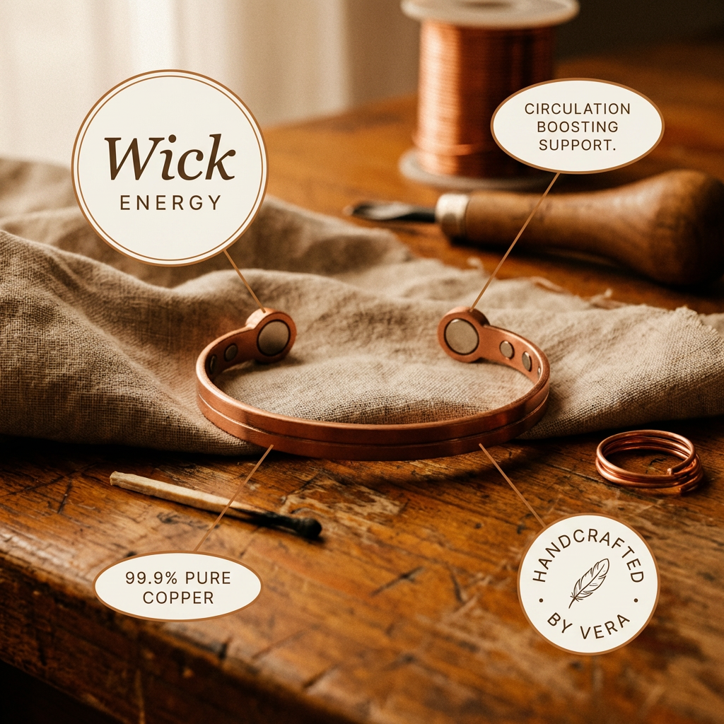 Copper Soul Wick Copper Bracelet