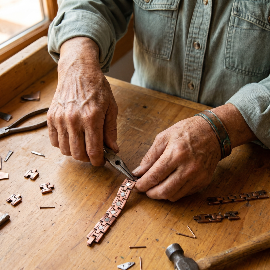 Copper Soul  Gorse Men's Copper Bracelet