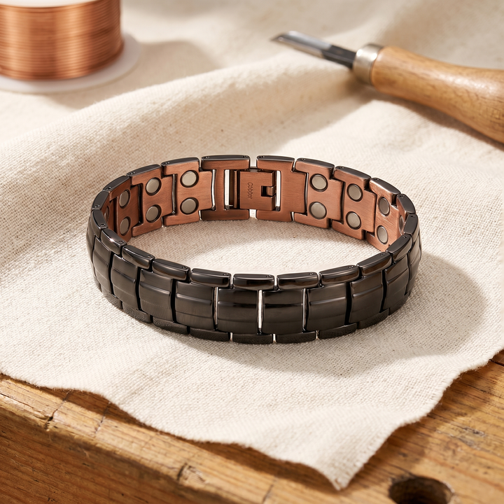 Copper Soul Ochre Men's  Copper Bracelet