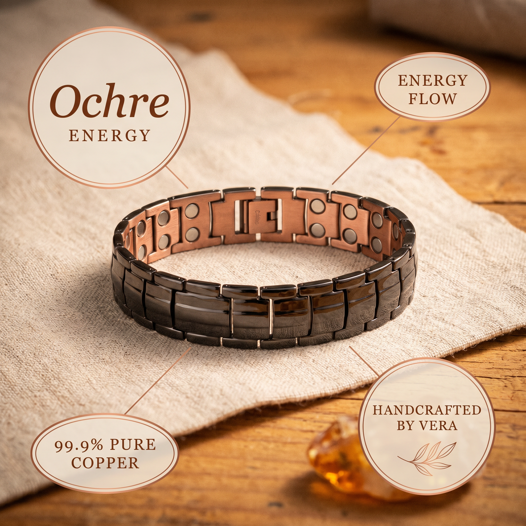 Copper Soul Ochre Men's  Copper Bracelet
