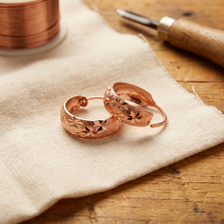 Copper Soul Dew Copper Earrings