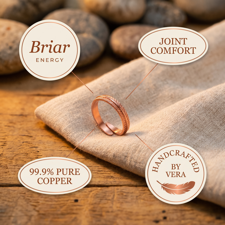 Copper Soul Root Copper Ring